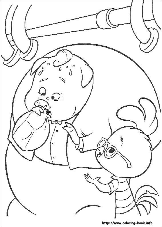 Chicken Little coloring picture